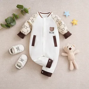 Newborn Teddy Bear Jumpsuit