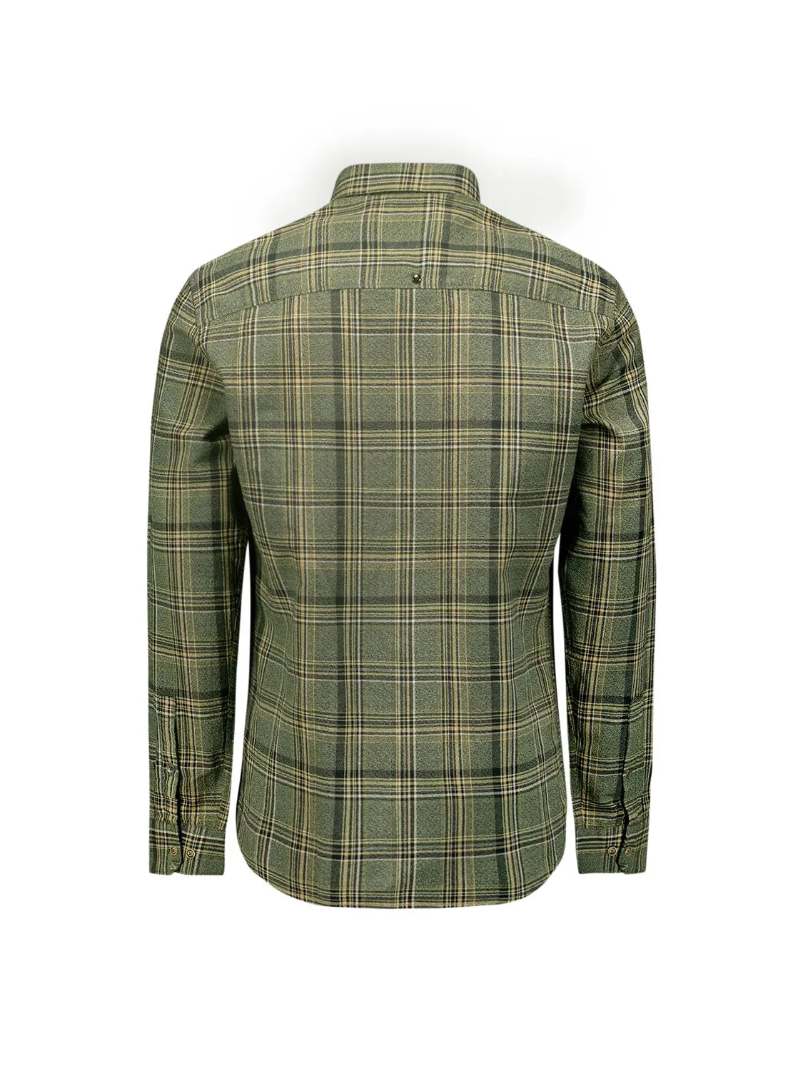 NO EXCESS CHECK STRETCH COTTON L/S SHIRT 25450834