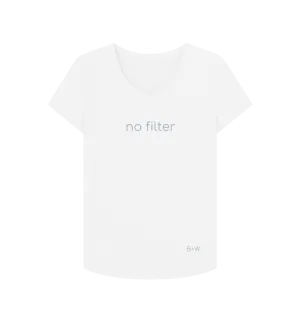 No Filter V Neck Tee