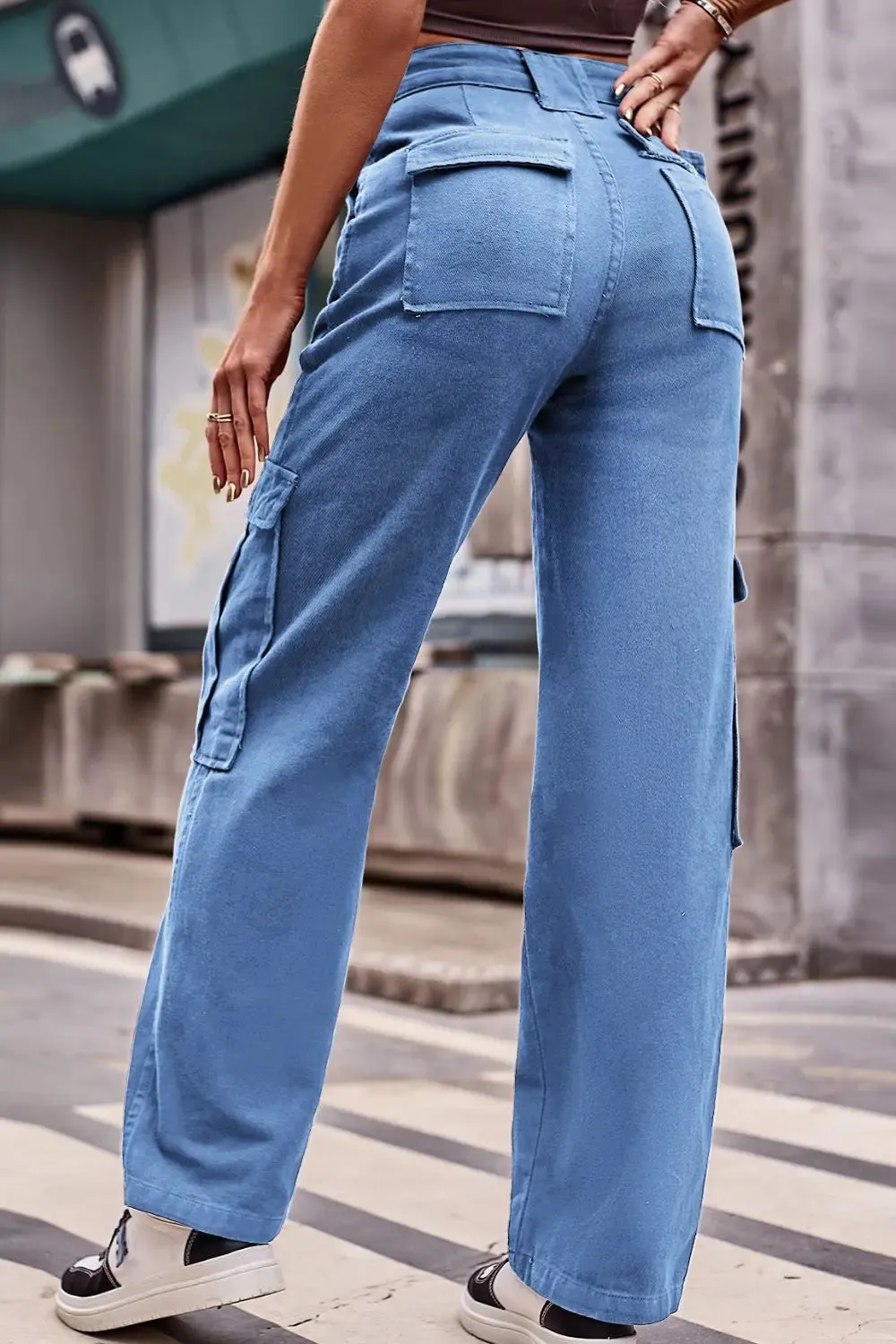 'Novalie' High Waist Cargo Pants