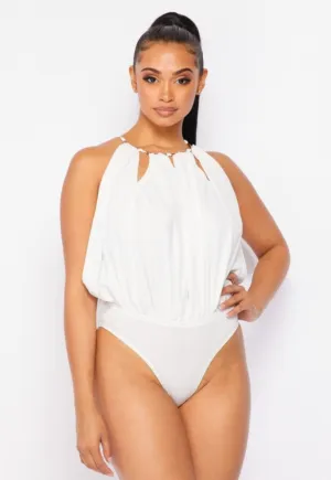 O-Ring  Bodysuit (White)