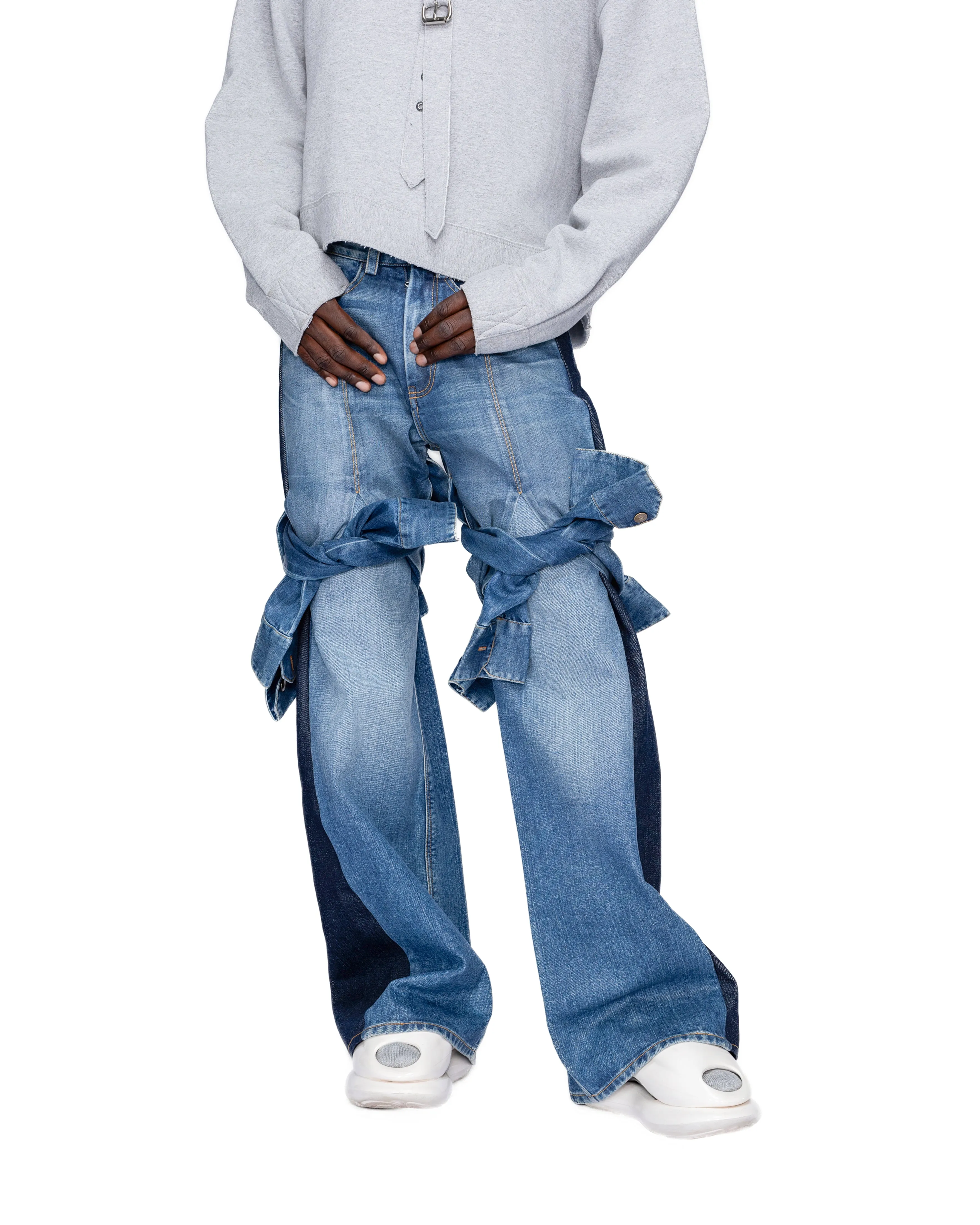 Octo denim pants