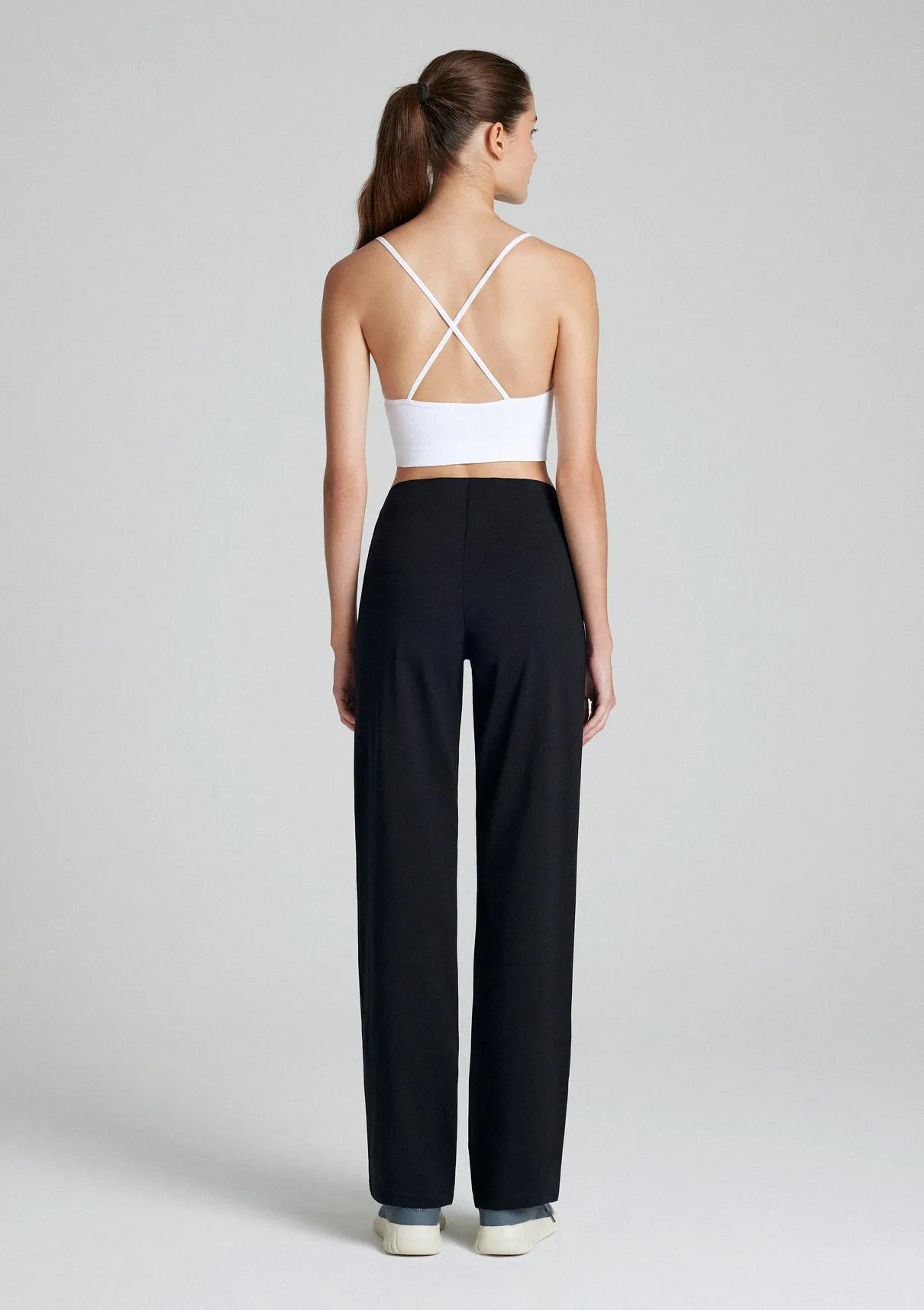 Off White Active Thin Strap Tank Top
