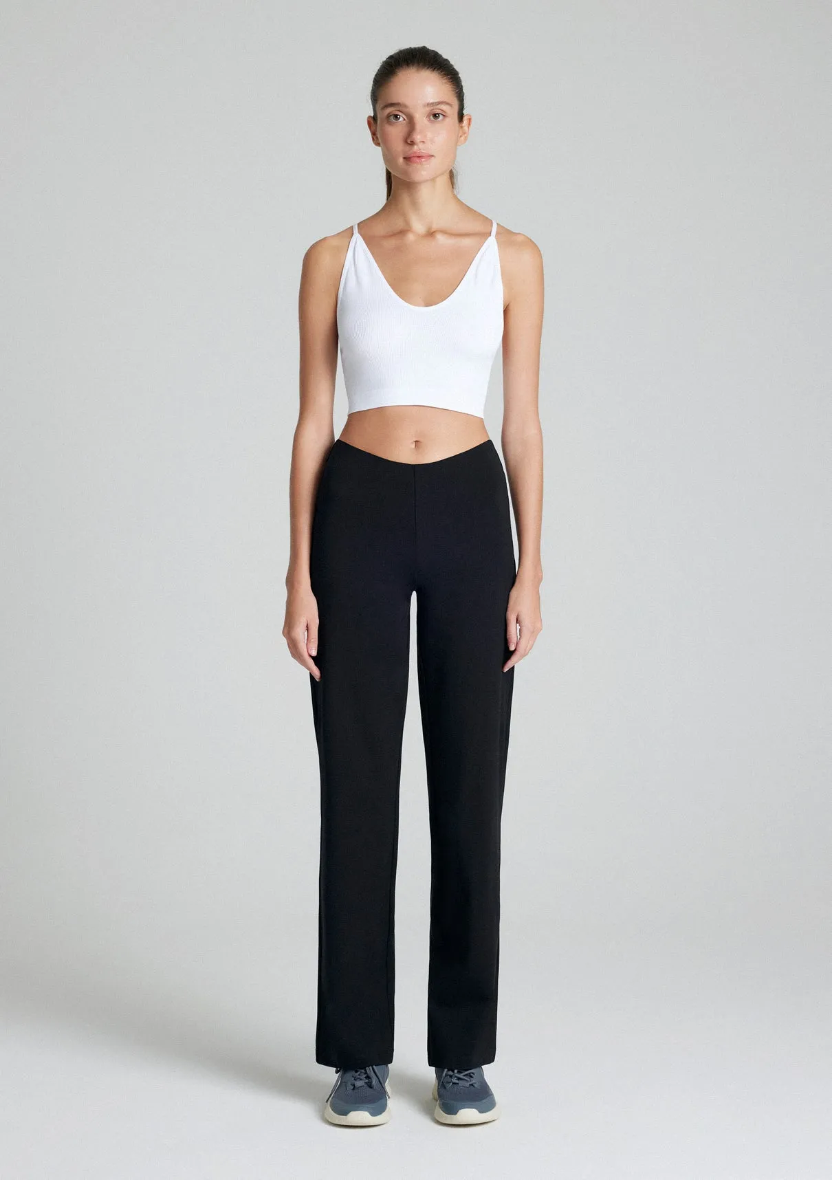 Off White Active Thin Strap Tank Top