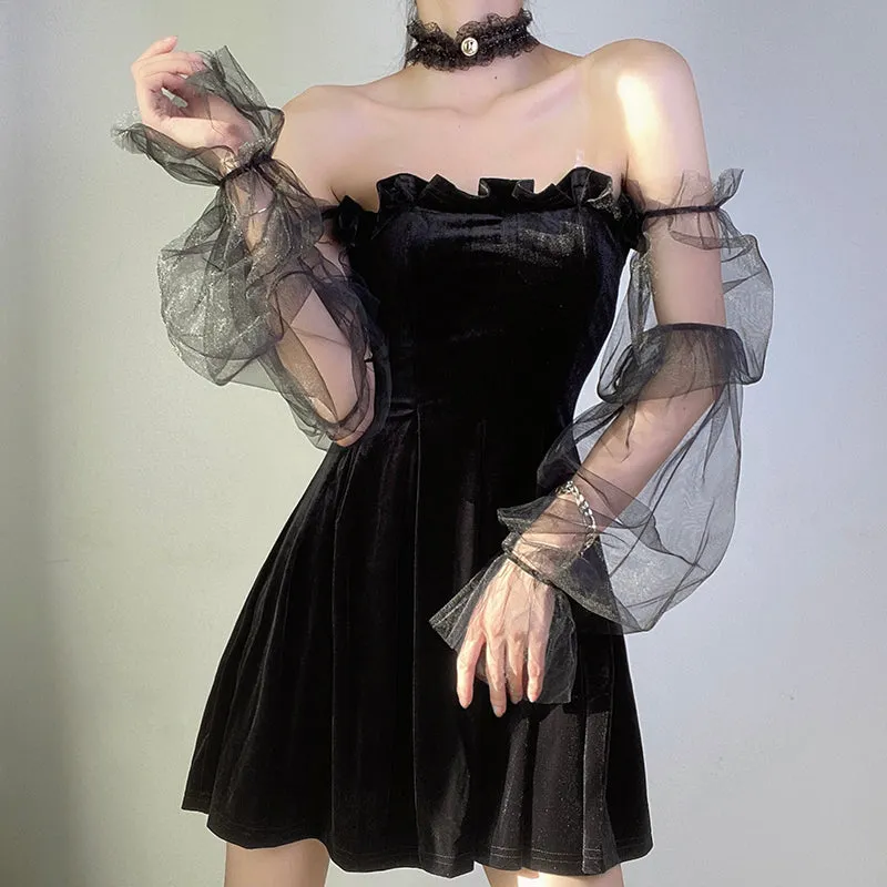 One-shoulder dress KF81812