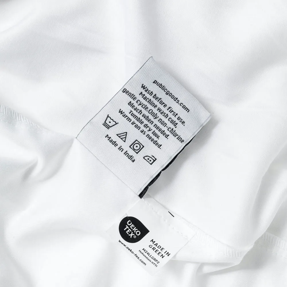 Organic Queen Duvet Cover and Fitted Sheet Set