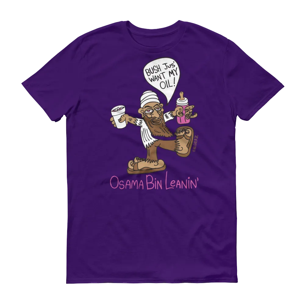 Osama Bin Leanin' (purple) T-shirt
