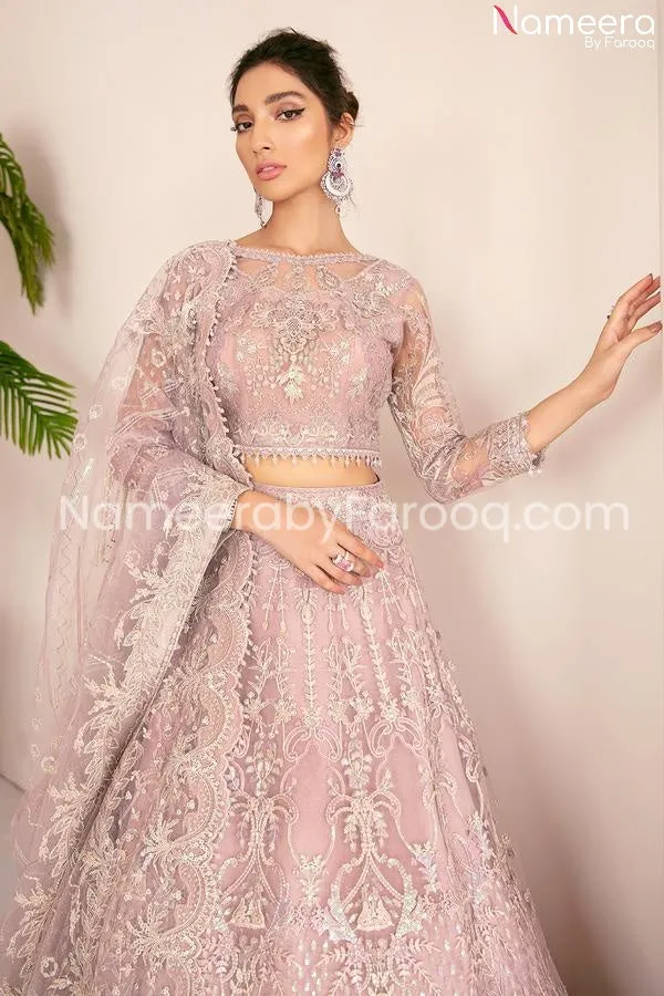 Pakistani Designer Pink lehenga choli Party Wear #PN238