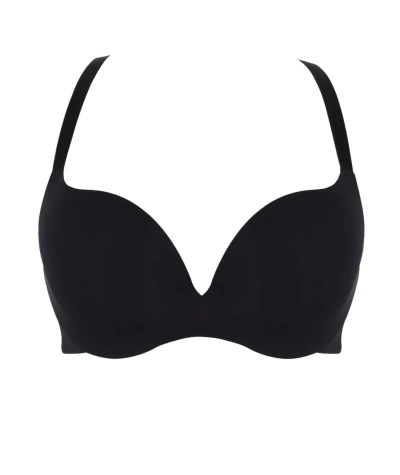 Panache 365 Underwired Plunge Bra - Black