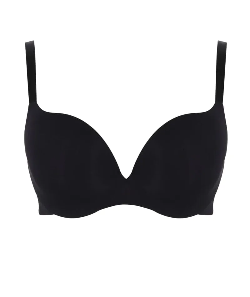 Panache 365 Underwired Plunge Bra - Black
