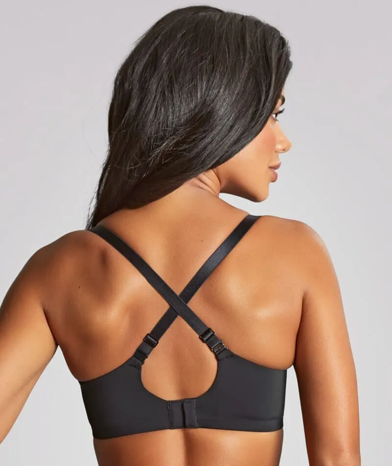 Panache 365 Underwired Plunge Bra - Black