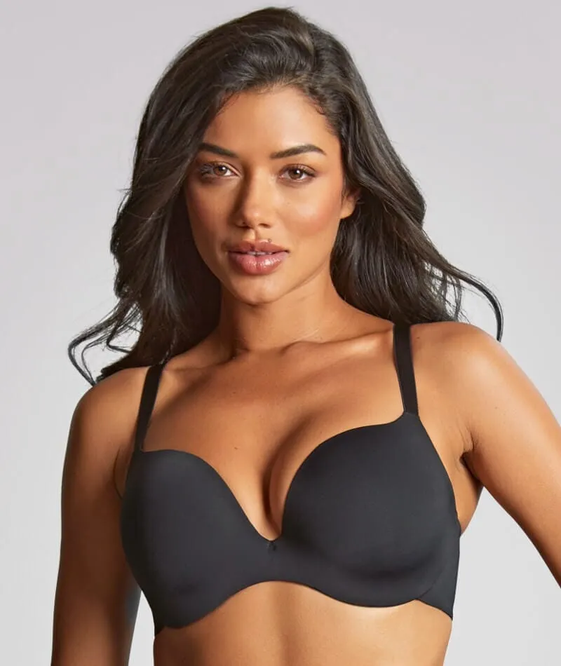 Panache 365 Underwired Plunge Bra - Black