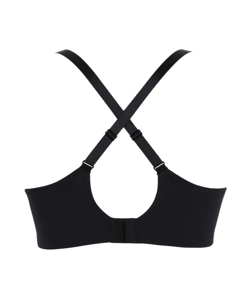 Panache 365 Underwired Plunge Bra - Black
