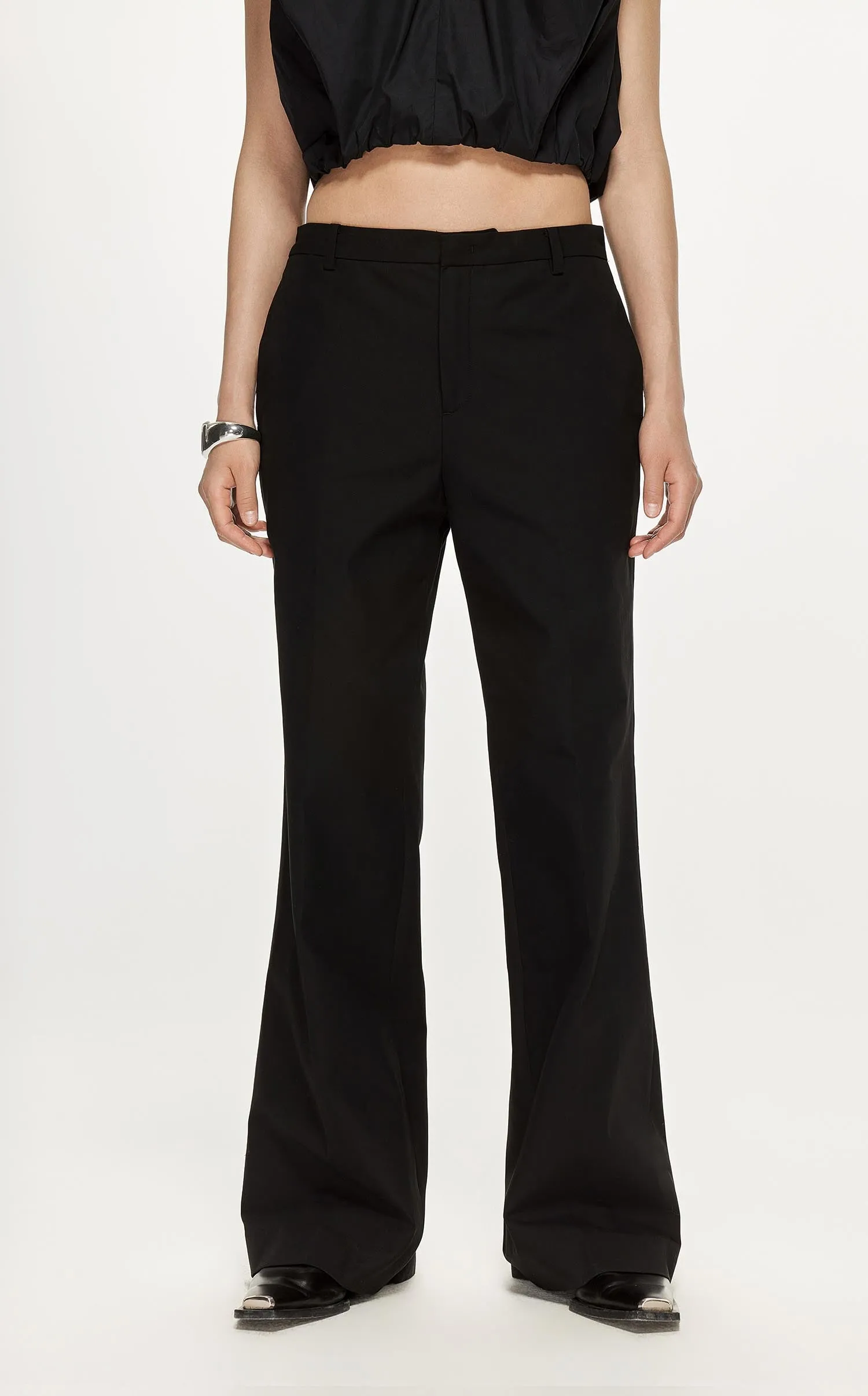 Pants / JNBY Loose Fit Solid Flare Pants