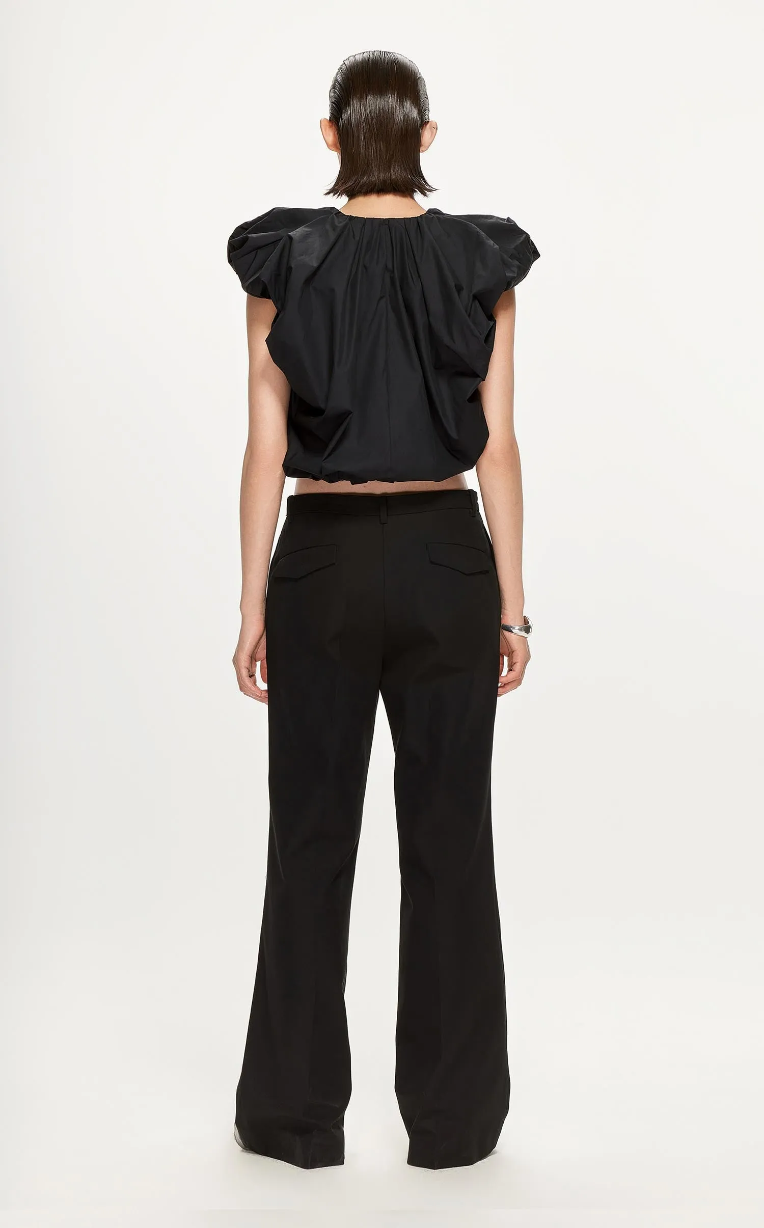 Pants / JNBY Loose Fit Solid Flare Pants
