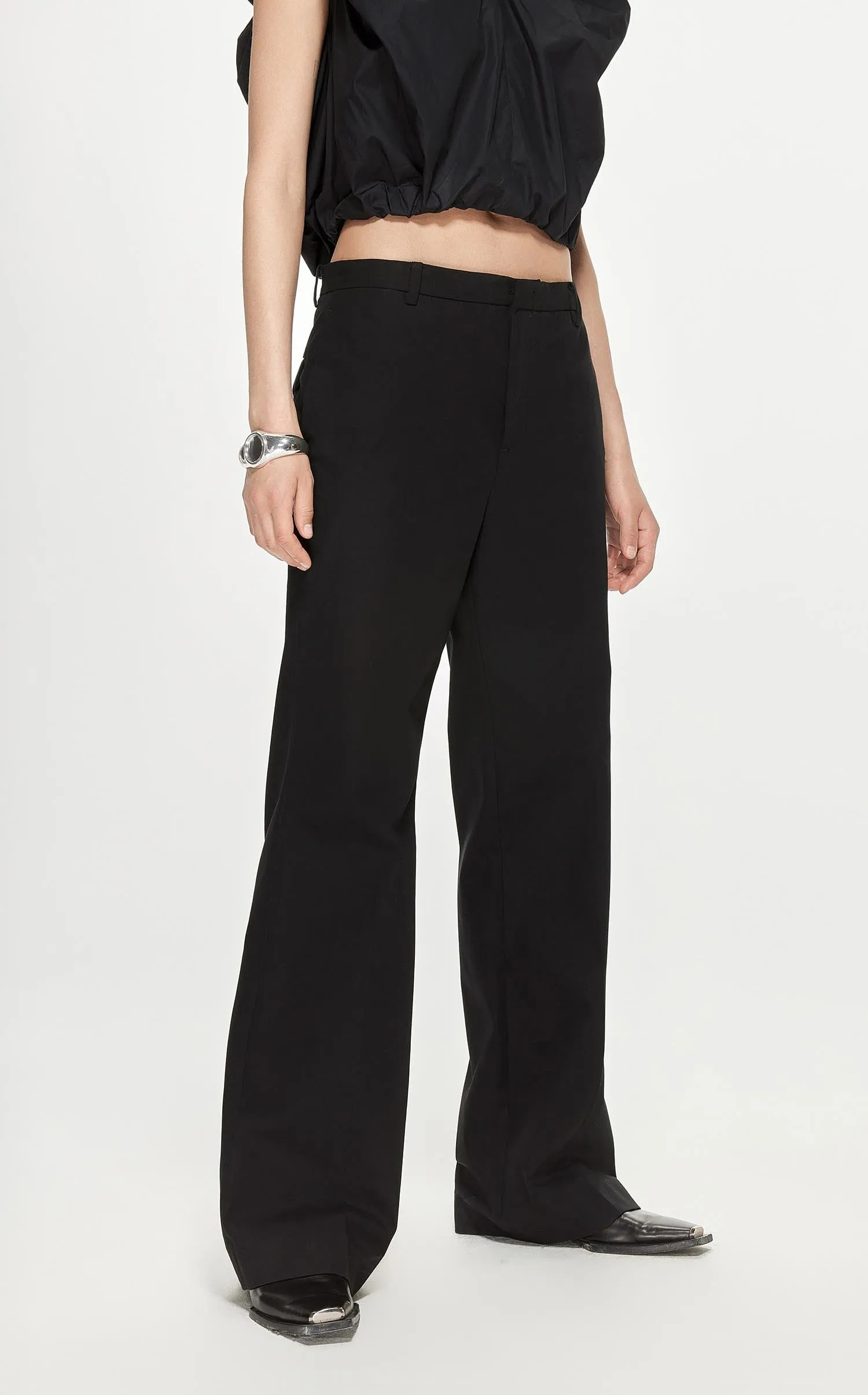 Pants / JNBY Loose Fit Solid Flare Pants