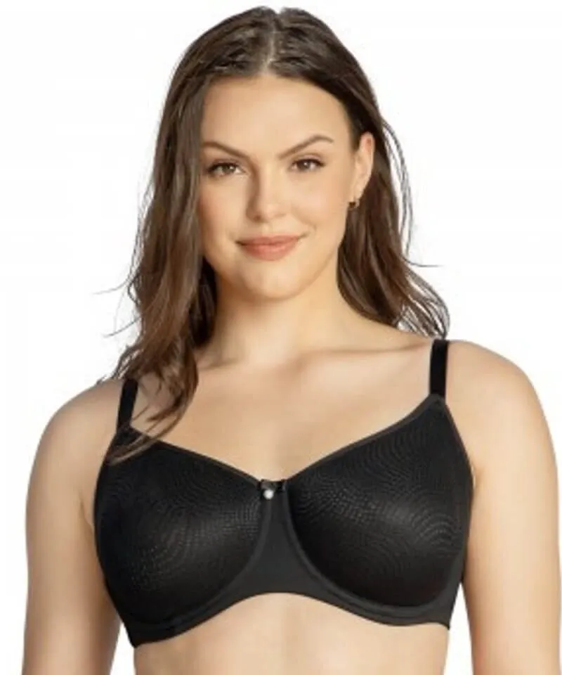 Parfait Pearl Underwire Seamless Minimizer Bra - Black