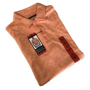 Pebble Beach Men's Dry-Luxe Performance Golf Polo Shirt NECTARINE