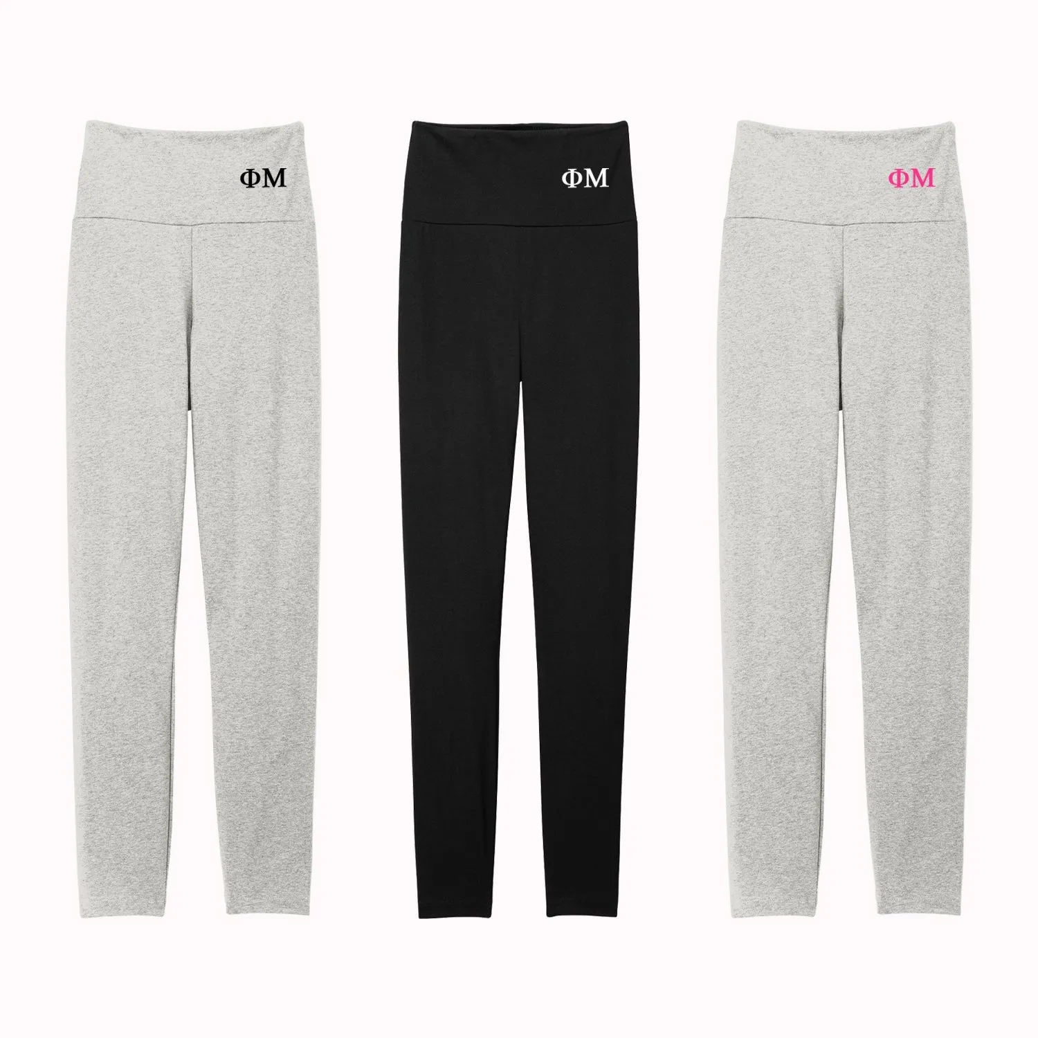 Phi Mu High Waist Leggings