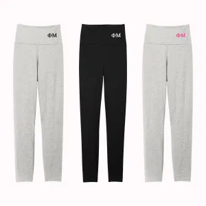 Phi Mu High Waist Leggings