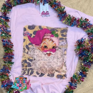 Pink Santa Tee