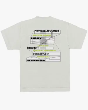 Pirate HQ Tee (Off White)