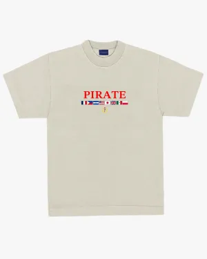 Pirate Worldwide Flags Tee (Cream)