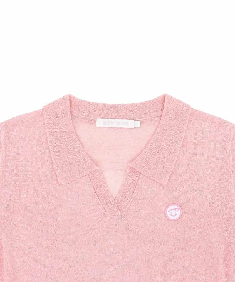 PIV'VEE Summer Knit Collar Top - 2 colors