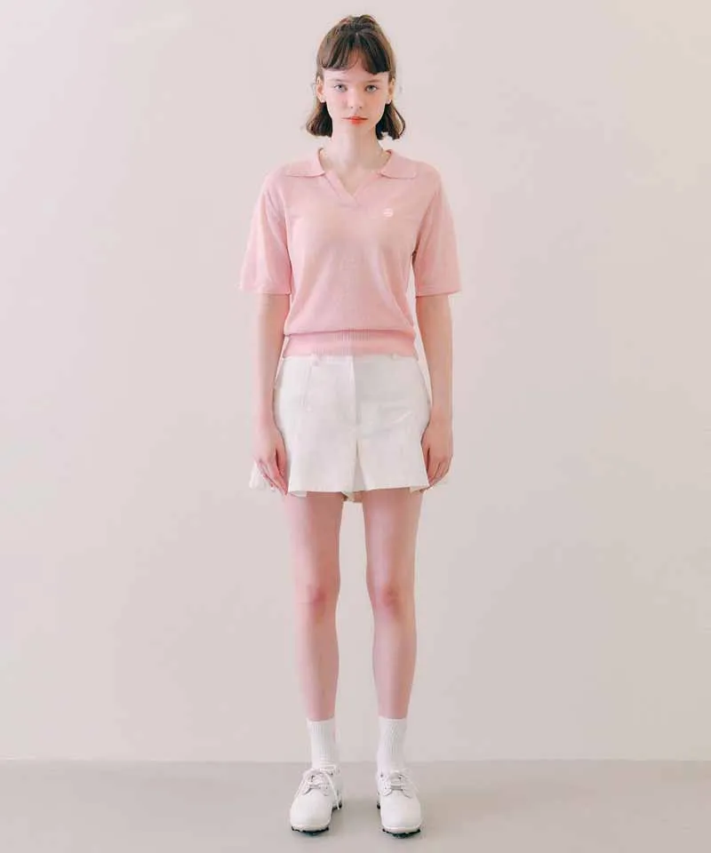 PIV'VEE Summer Knit Collar Top - 2 colors