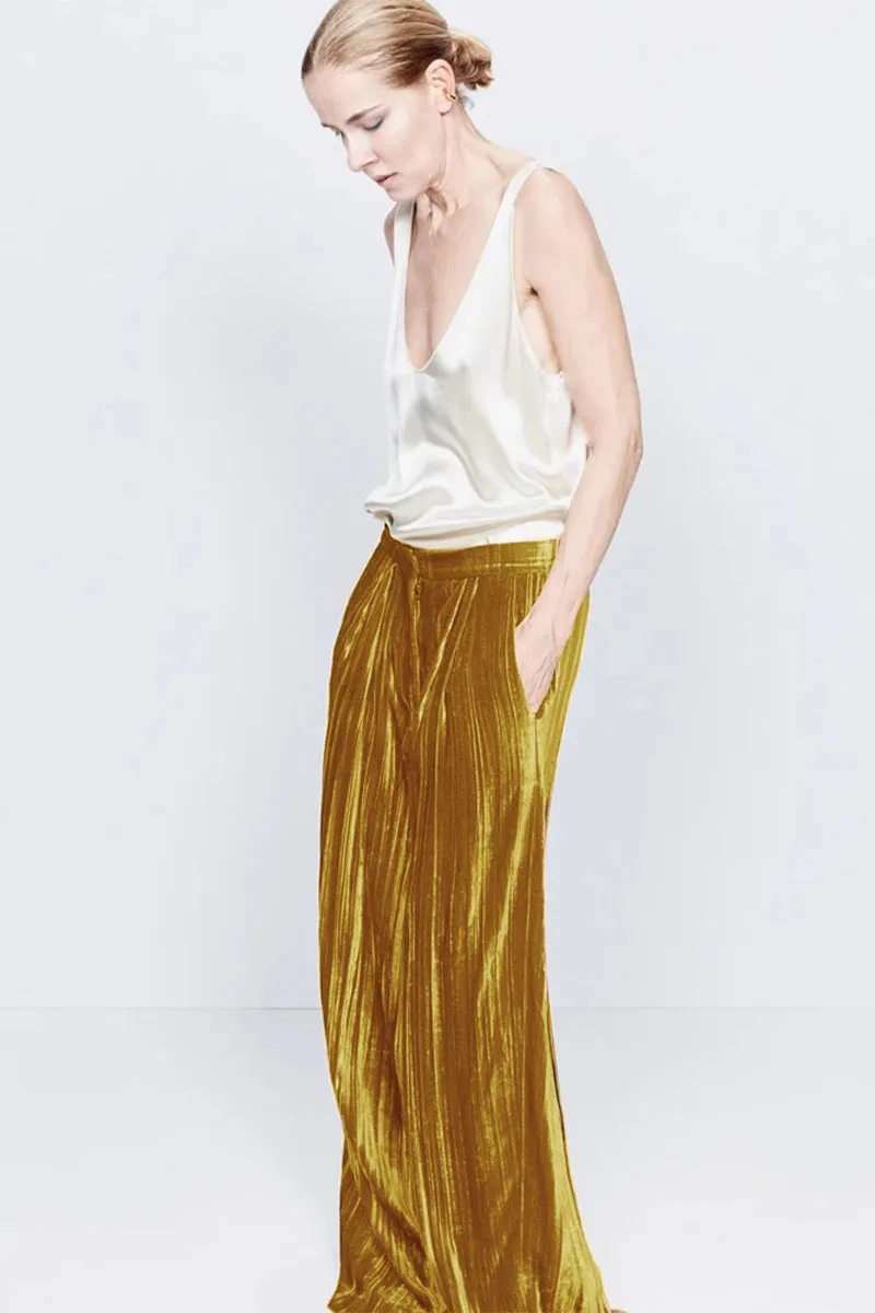 PJ711 Pleated Pants