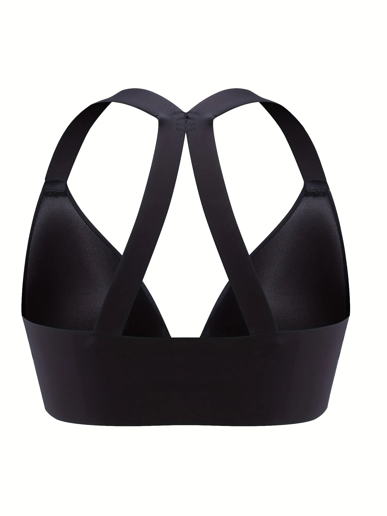 Plus Size Front Closure Bras for Women - Comfortable T-Shirt Bra with Sexy Racer Back