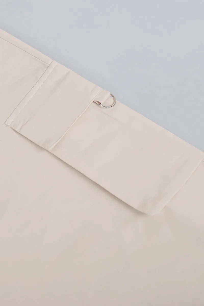 PNY40108 Solid Adjustable Bottom Hem Pants