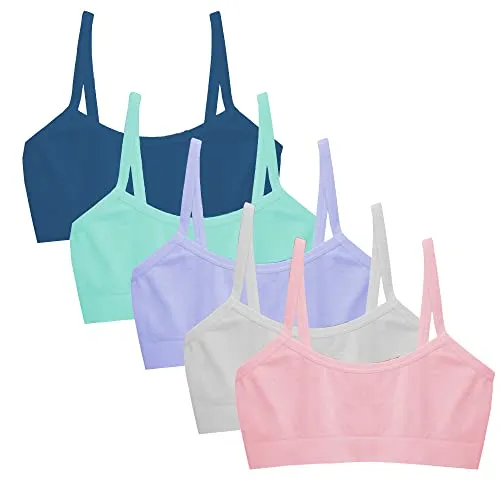 Popular Girls Seamless Training Bra - Crop Training Bras for Girls. Best Girls Sports Bra. Multi Piece Bra Pack