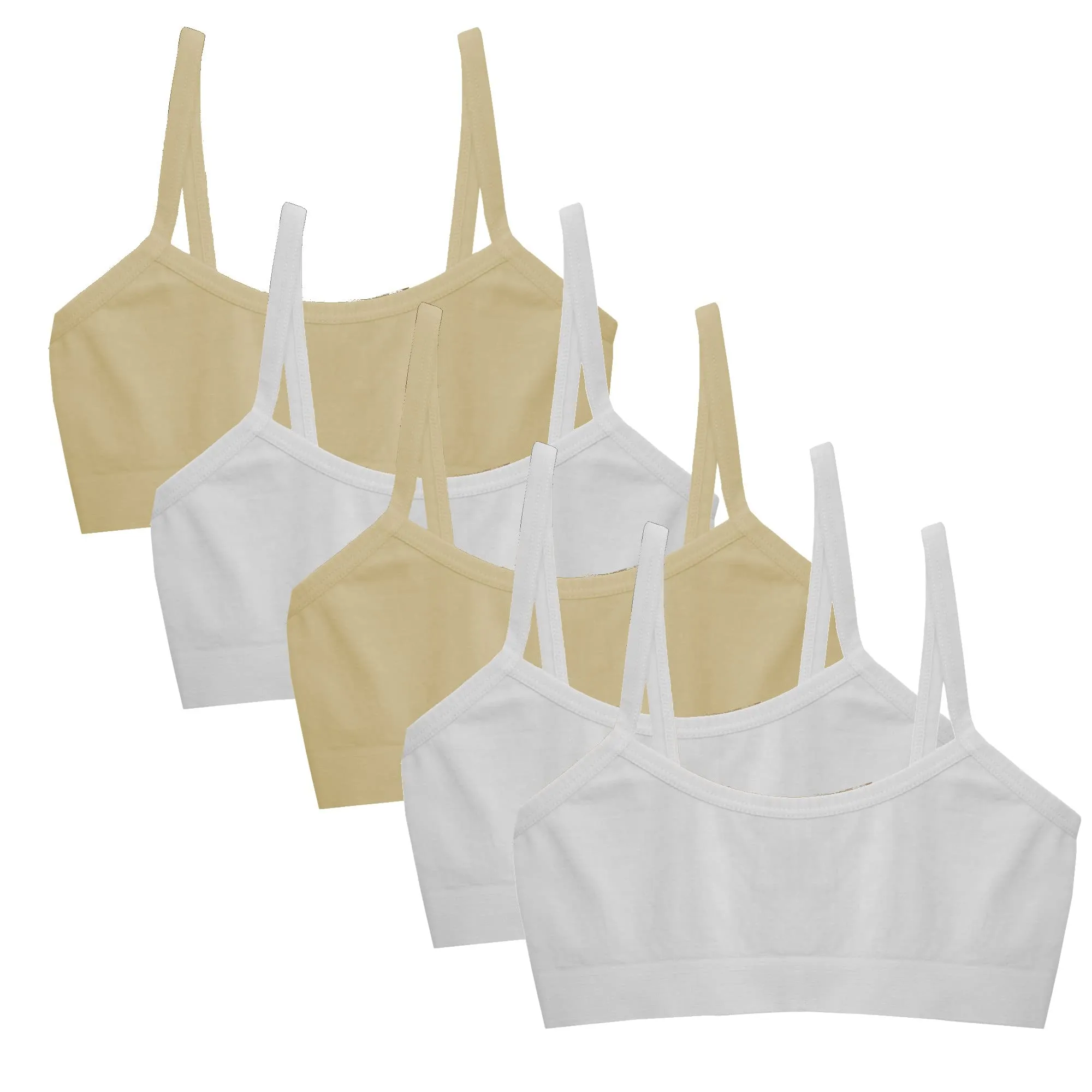 Popular Girls Seamless Training Bra - Crop Training Bras for Girls. Best Girls Sports Bra. Multi Piece Bra Pack