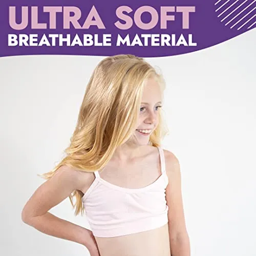 Popular Girls Seamless Training Bra - Crop Training Bras for Girls. Best Girls Sports Bra. Multi Piece Bra Pack