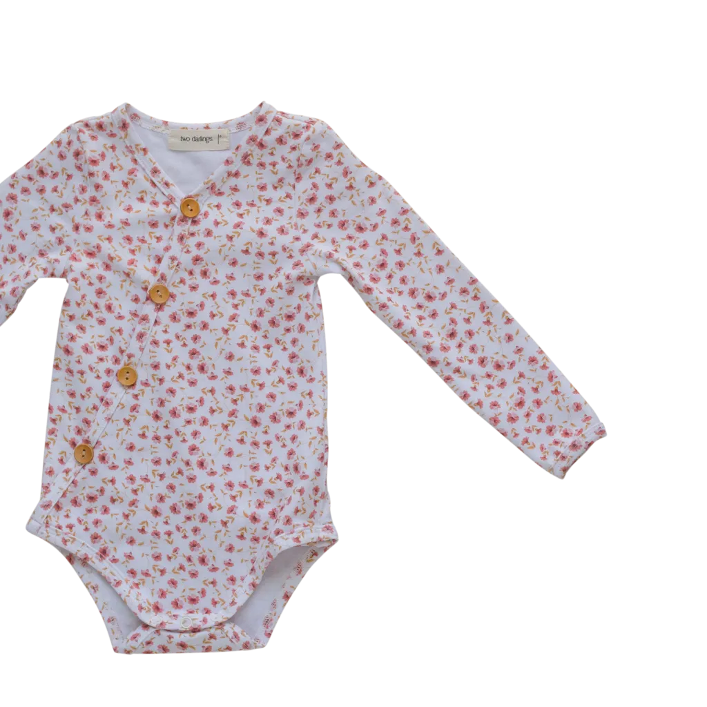 Posey Floral Stretch Cotton Bodysuit
