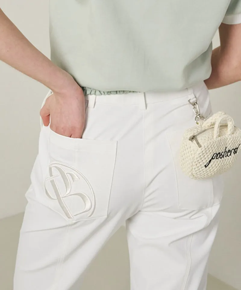 POSHERD Comfort Stretch Golf Pants - Off-White