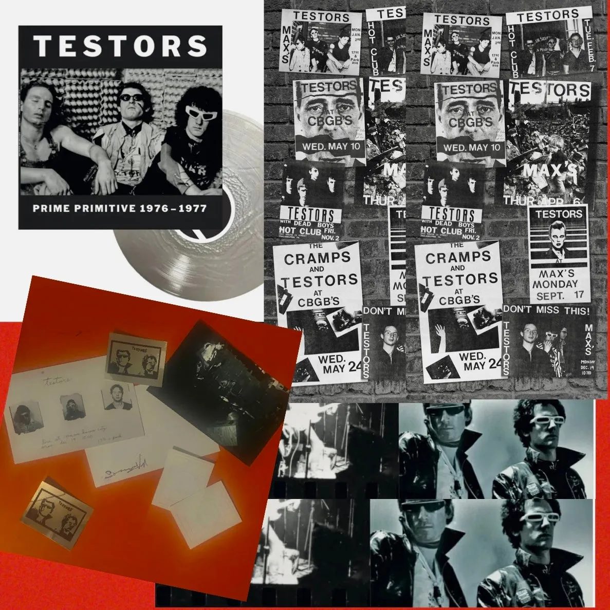 PREORDER: Testors – Prime Primitive: 1976 - 1977 [REMASTERED Deluxe Silver Edition or Standard Black Vinyl Edition] - New LP