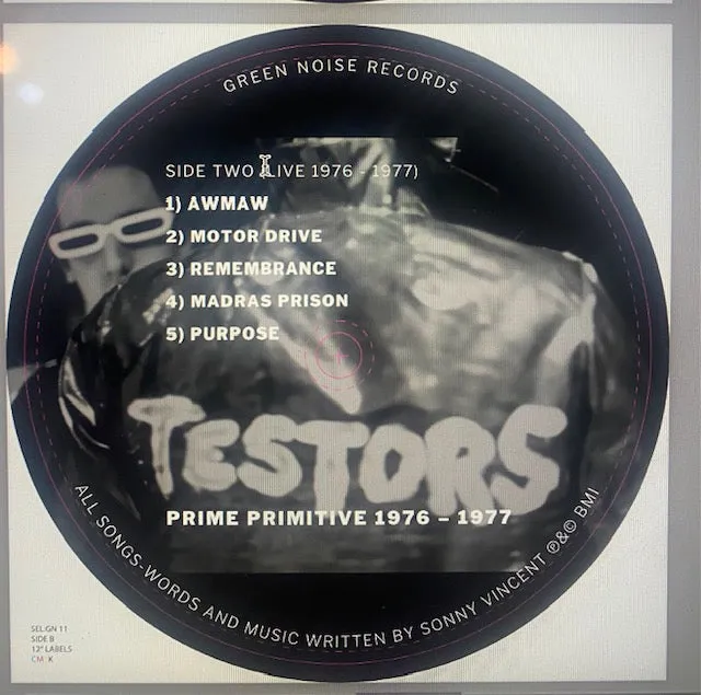 PREORDER: Testors – Prime Primitive: 1976 - 1977 [REMASTERED Deluxe Silver Edition or Standard Black Vinyl Edition] - New LP