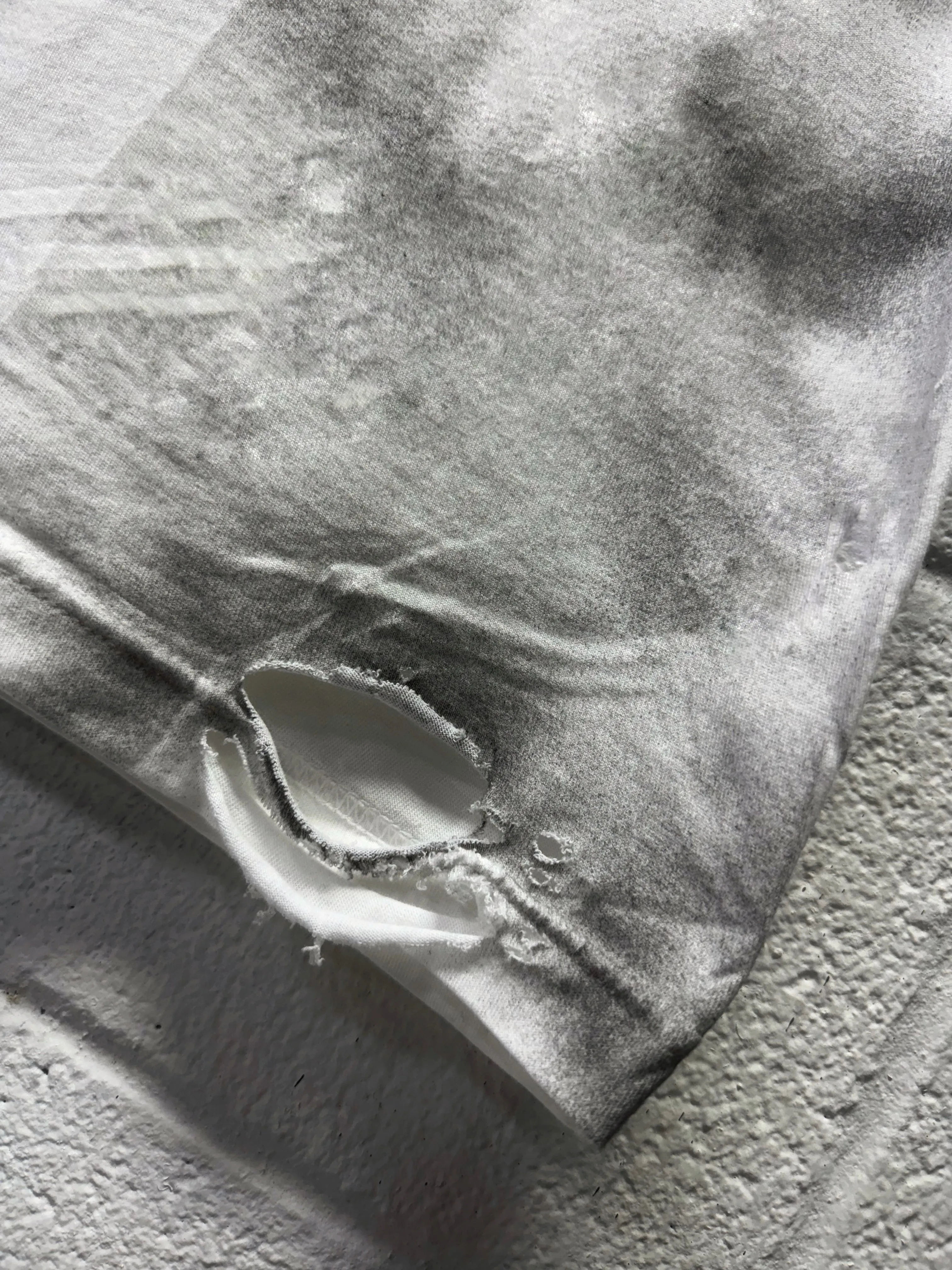 PUNK ROAD RASH COMFORT KILLS WHITE TEE 1.0
