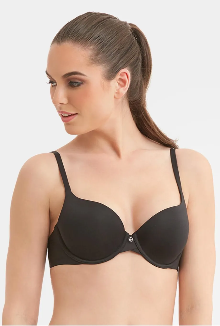 Pure Demi Cup T-Shirt Bra (Black)