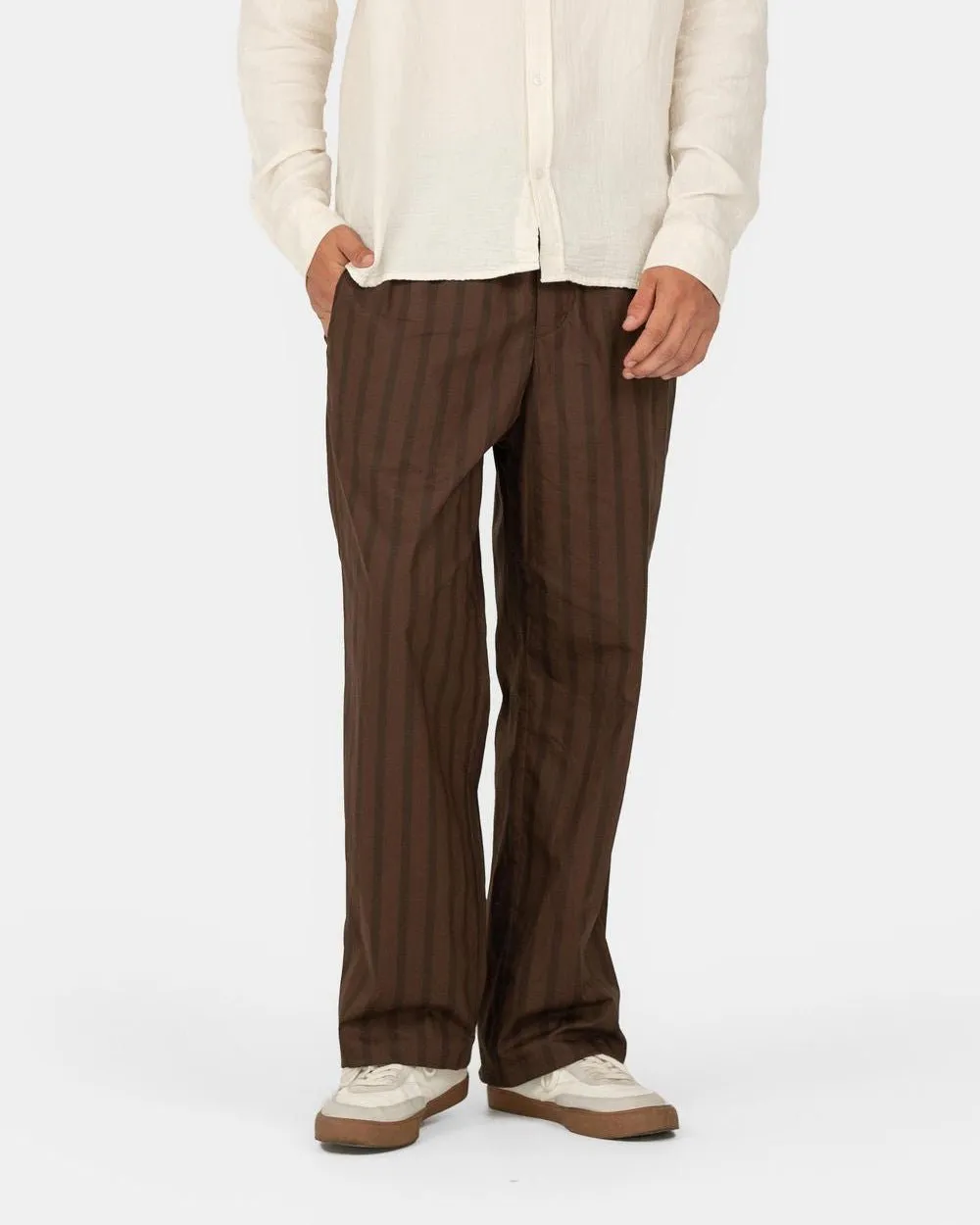 Pyjamas Pants Brown Striped