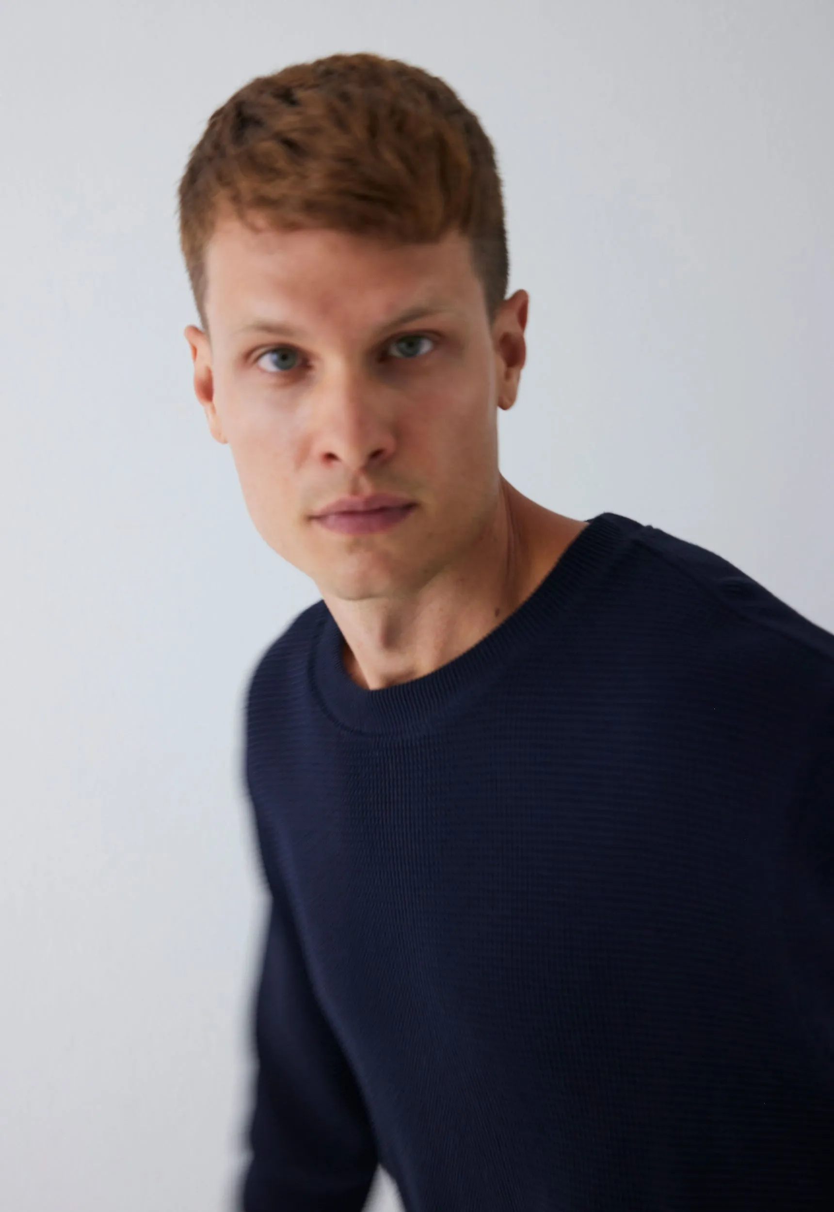 Quad Long Sleeve Tee - Darkest Navy
