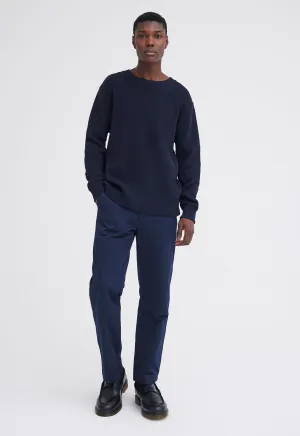 Quad Long Sleeve Tee - Darkest Navy
