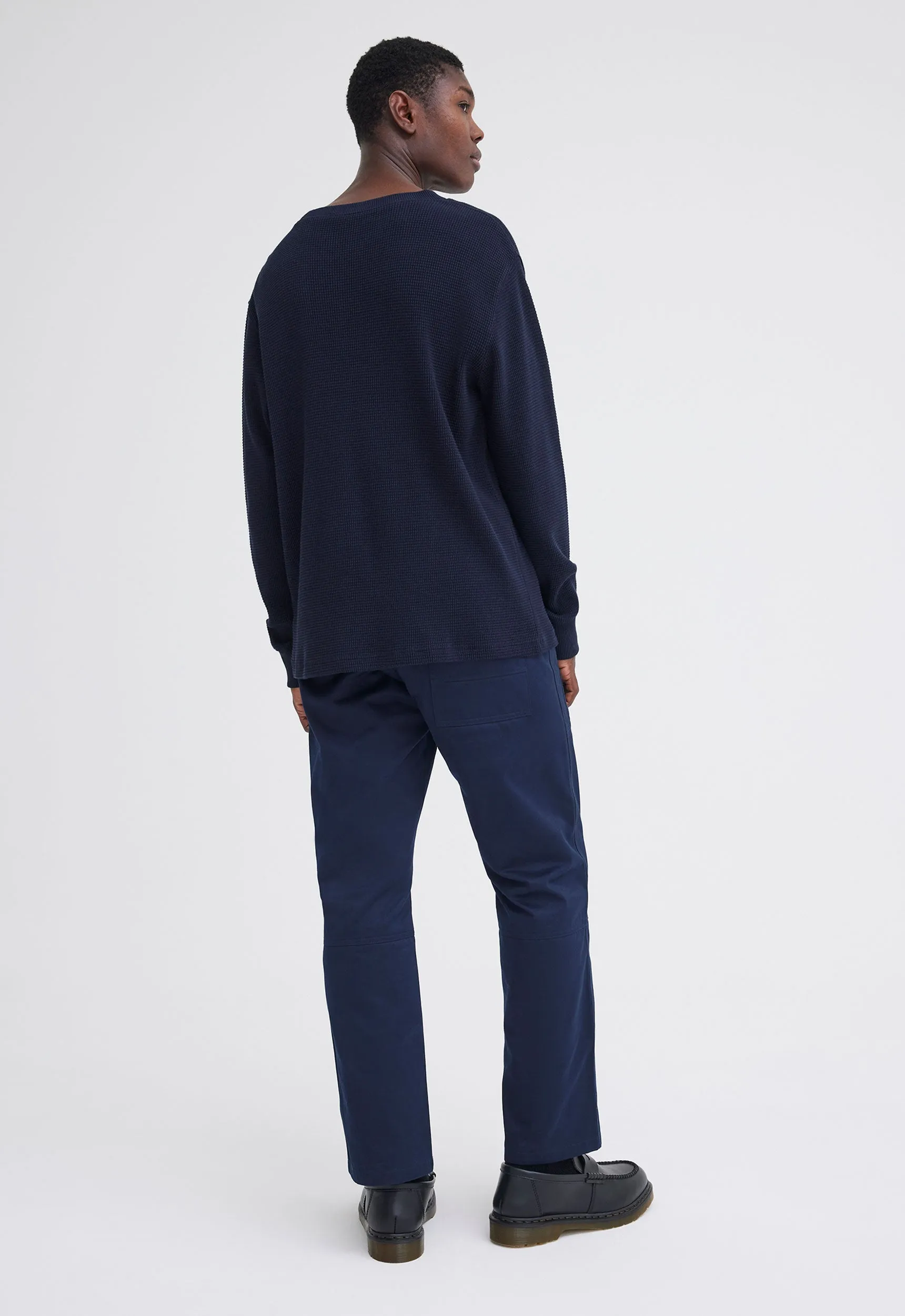 Quad Long Sleeve Tee - Darkest Navy