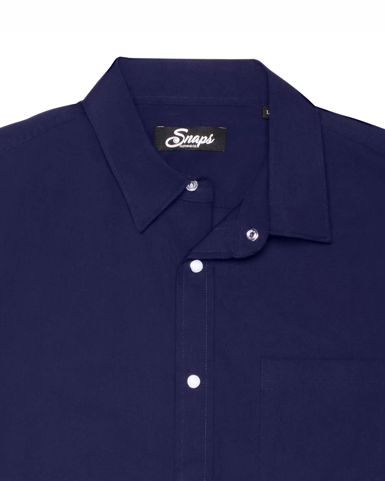 "Snaps" Landry Man's Long Sleeve Snap Shirt
