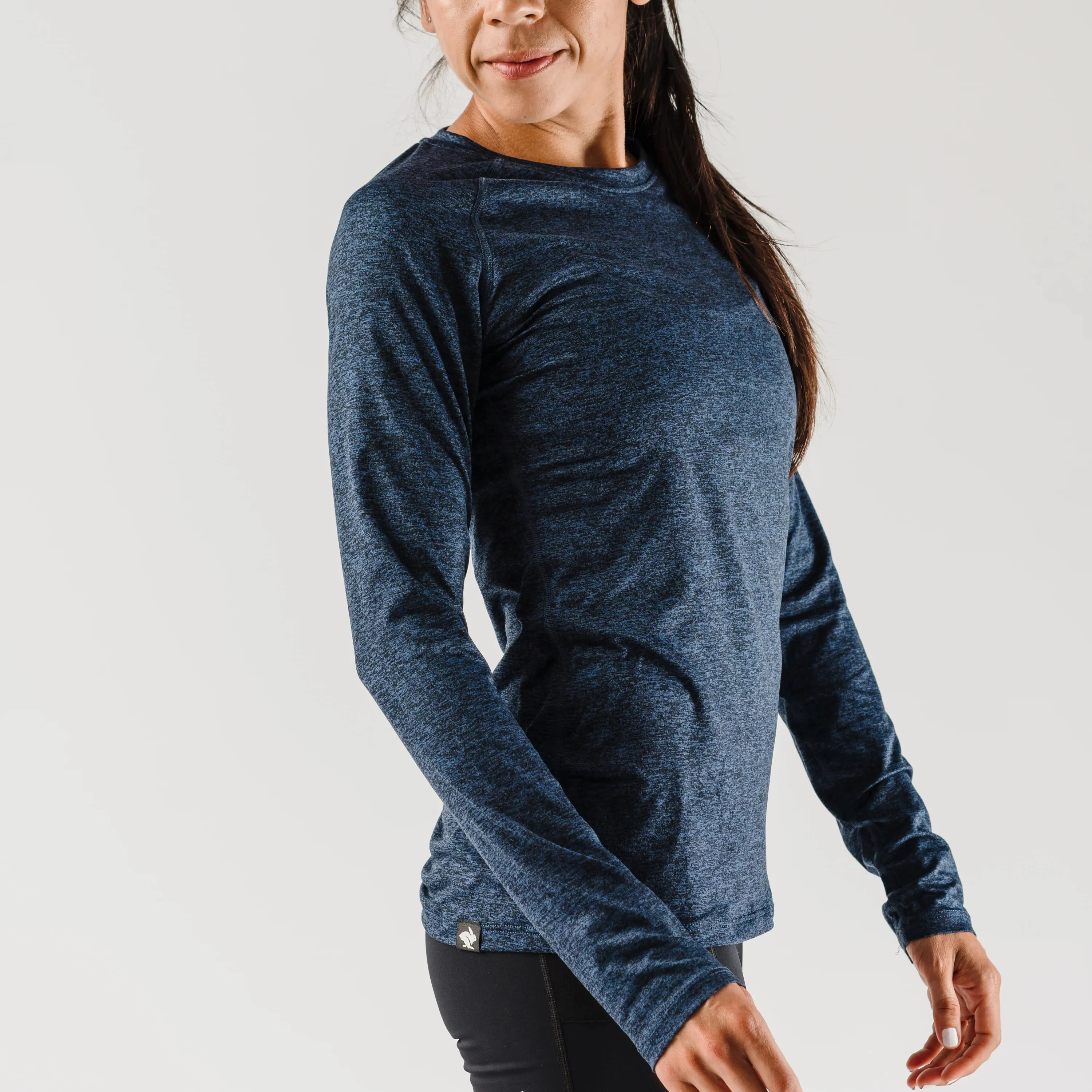 rabbit | EZ Tee LS | Women's | Eclipse Heather