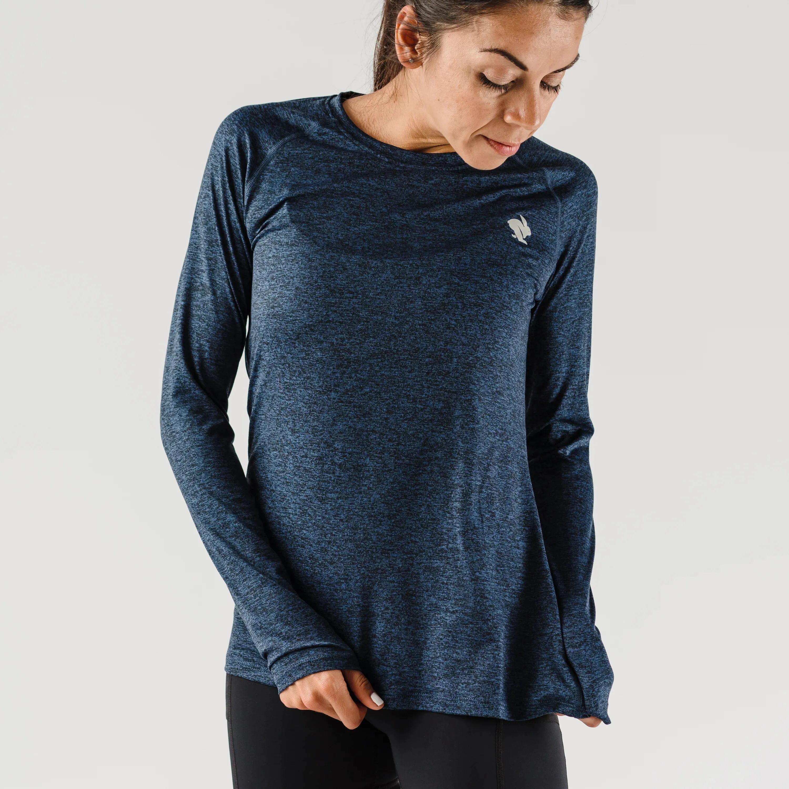 rabbit | EZ Tee LS | Women's | Eclipse Heather