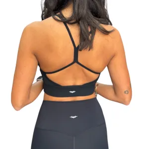 Radiant Padded Crop Top - Black