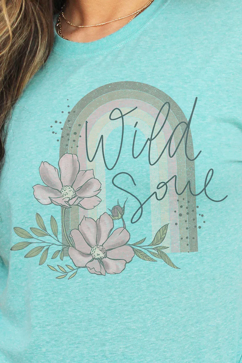 Rainbow Wild Soul Unisex Triblend Short Sleeve T-Shirt